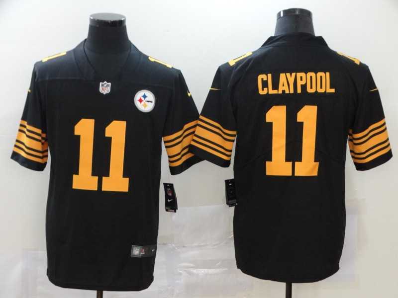 Nike Steelers 11 Chase Claypool Black 2020 NFL Draft First Round Pick Color Rush Limited Jersey,We sell and wholesale Nike Steelers 11 Chase Claypool Black 2020 NFL Draft First Round Pick Color Rush Limited Jersey on line form chian!